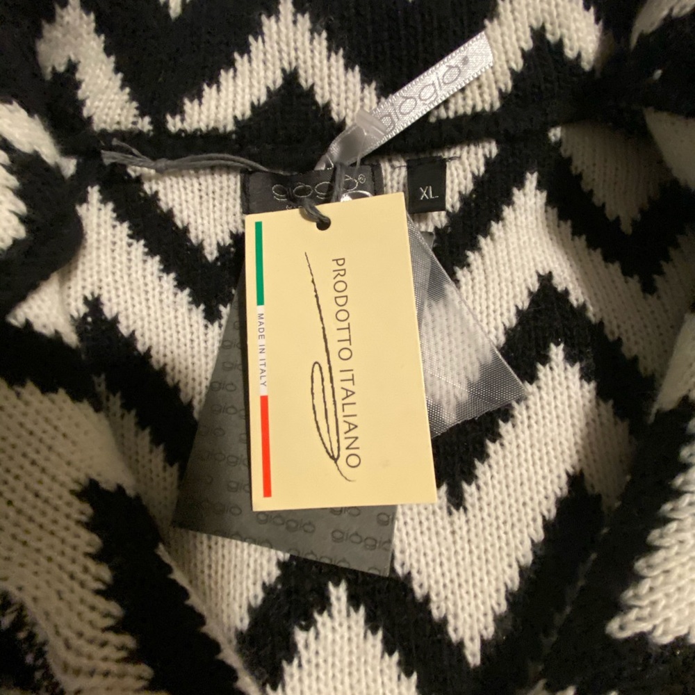 GioGio Chevron duster sweater